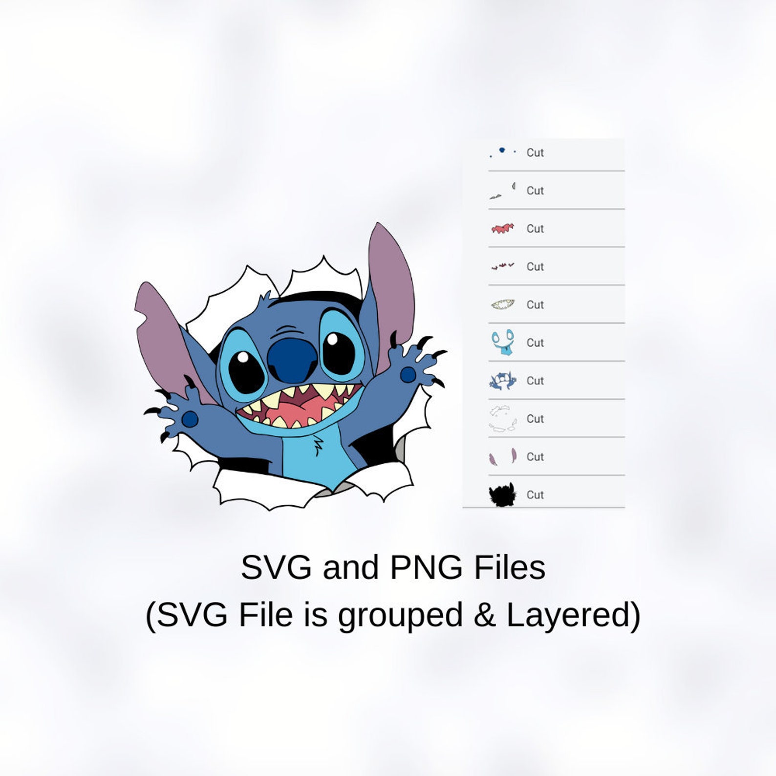 Download Stitch SVG Stitch Layered SVG Grouped SVG Lilo and Stitch ...