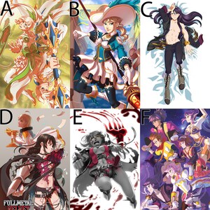 Tales of Series Poster Zesteria Berseria Vesperia Velvet Crowe Alisha Diphda Yuri Lowell anime prints