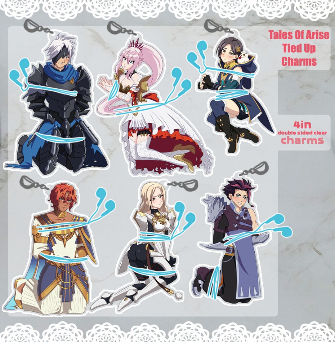 Tales of Arise Tied up Keychains Toa Charms Tied up - Etsy