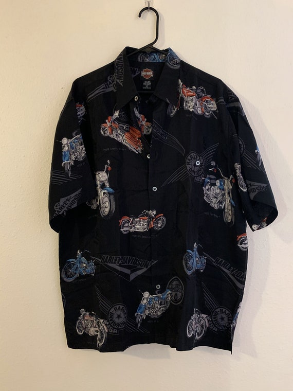 Silk Harley Button-Up