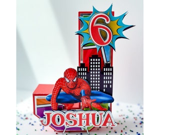 Spiderman 3D letter | Spiderman Decoration | Spiderman Party