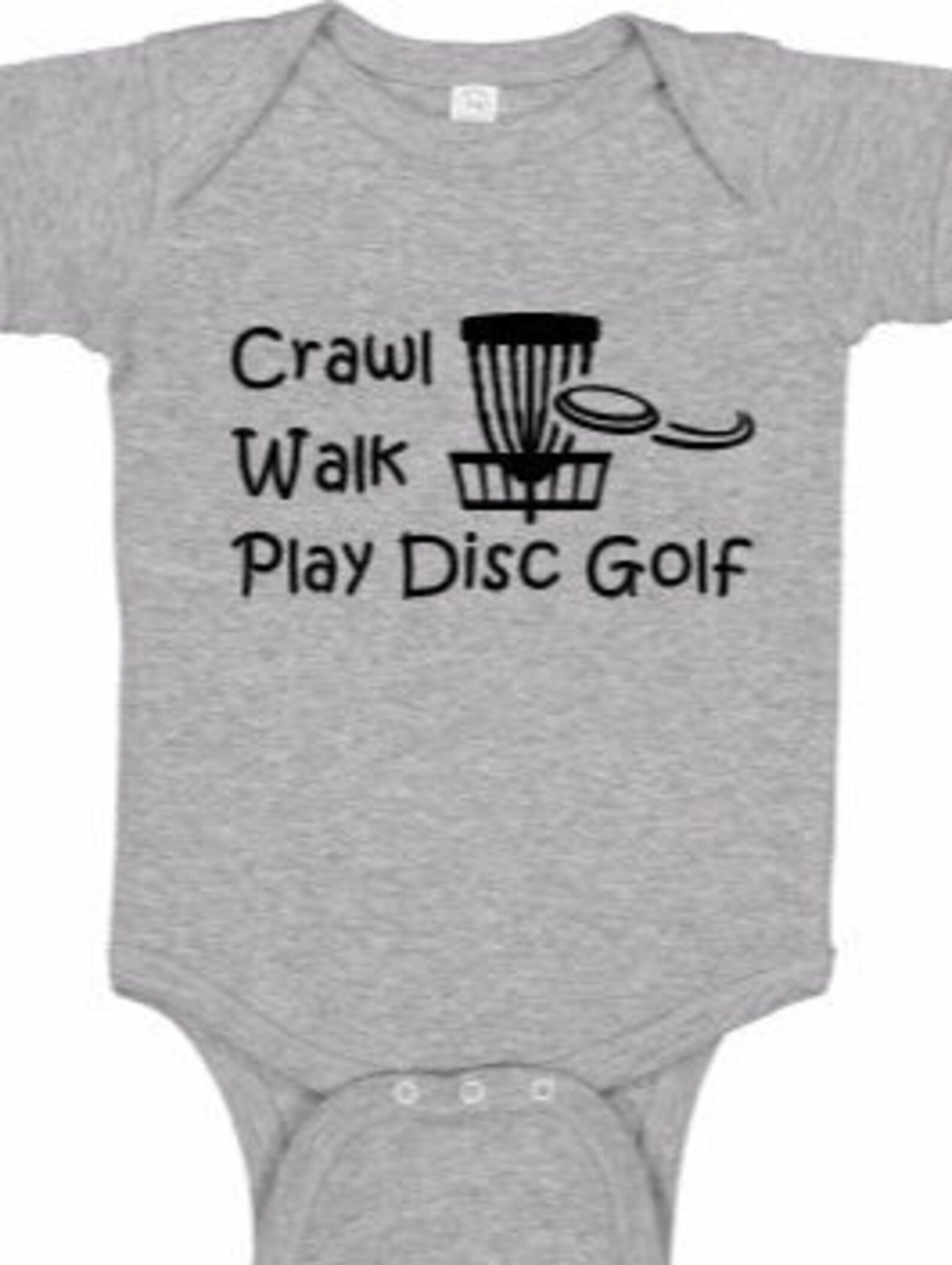 Disc Golf Baby Onesie Crawl Walk Play Disc Golf Etsy