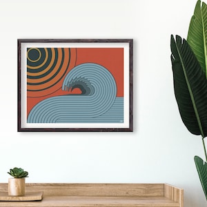 Wave At Sunset #2 Giclée Art Print