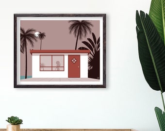 Beach House Giclée Art Print