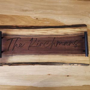 Walnut Live Edge Charcuterie Board