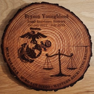 Custom Wood Slice Sign