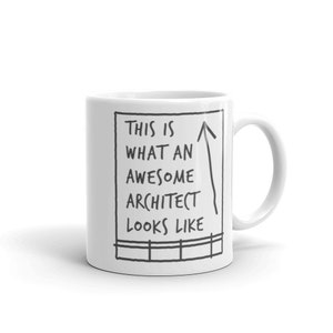 Awesome architect dad gift, congratulations architect retirement, architect birthday premium glossy mug
