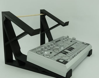 Stand Support Double x2 tier Behringer TD-3, Behringer RD-6, Roland tb-303 or DinSync RE-303 synth stand