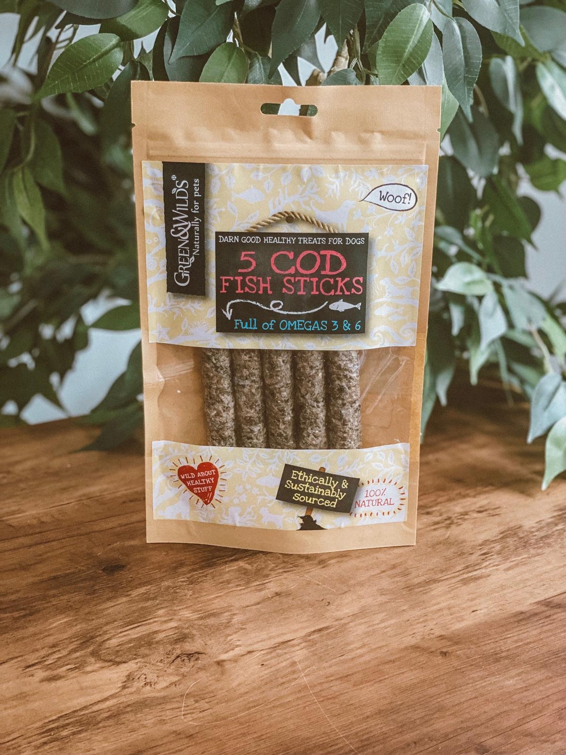 Dog treats. Dog chews. Fish treats. Cod sticks. Natural dog Etsy