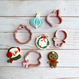 24 Holiday Christmas Cookie Cutters 3D Print Files Cutters Xmas Cutter Set