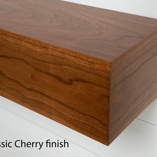 Cherry Wood Mantel, Mantle, Floating Shelf