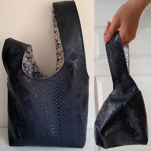 Midnight Blue Comodo - Japanse Handtas