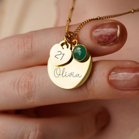 21st Birthday Gift, 16th 18th 25th 30th Birthday Gift For Her, Milestone Jewellery Gifts, Custom Name Necklace, Personalised Daughter Gift