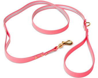 PawFurEver Reflective Dog Leash - Available in Two Sizes and Seven Colors (Pink - Reflective)