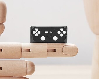 Gamepad Aluminum Gaming PlayStation Artisan Keycap for Mechanical Keyboard Cherry MX