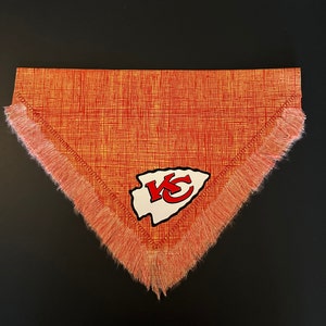 Kansas City Chiefs NFL Football themed Pet Bandana for Dog or Cat Collar