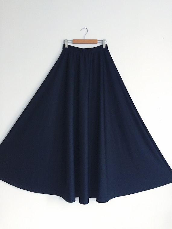 70s Disco Extreme Sweep Maxi High Waisted Skirt