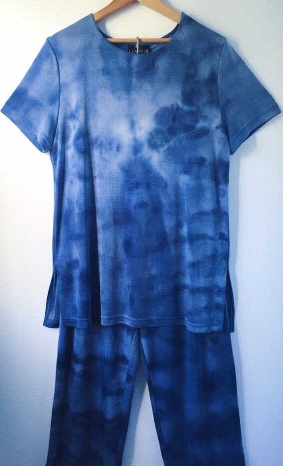 90s Tie Dye Cloud Two-piece Set