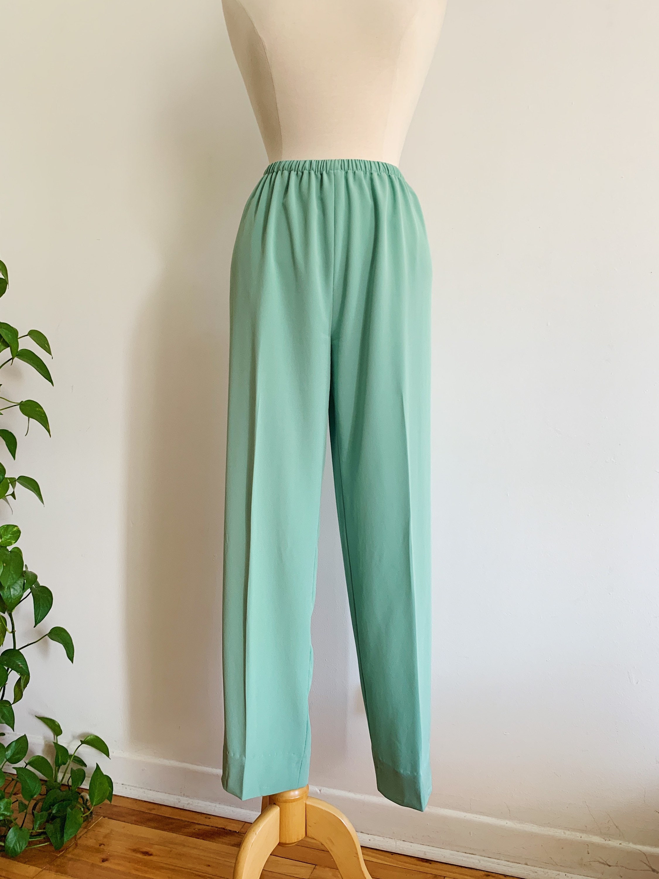 70s Mint Green Two Piece Set made in Hong Kong 1970s Etsy Canada