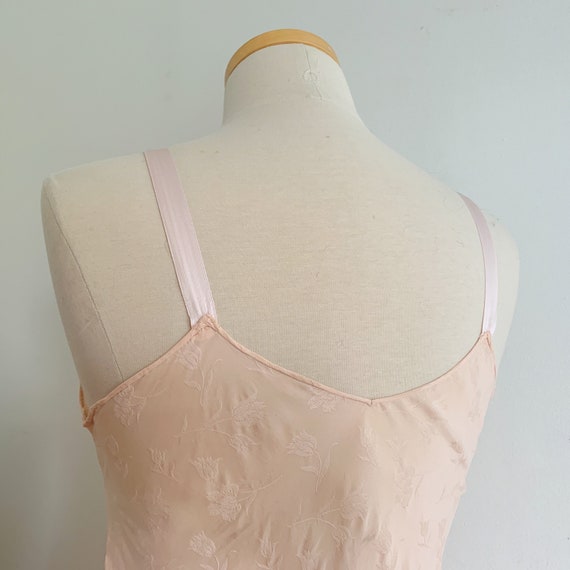 30s Jacquard Silk Embroidered Slip Dress | 1930s … - image 5
