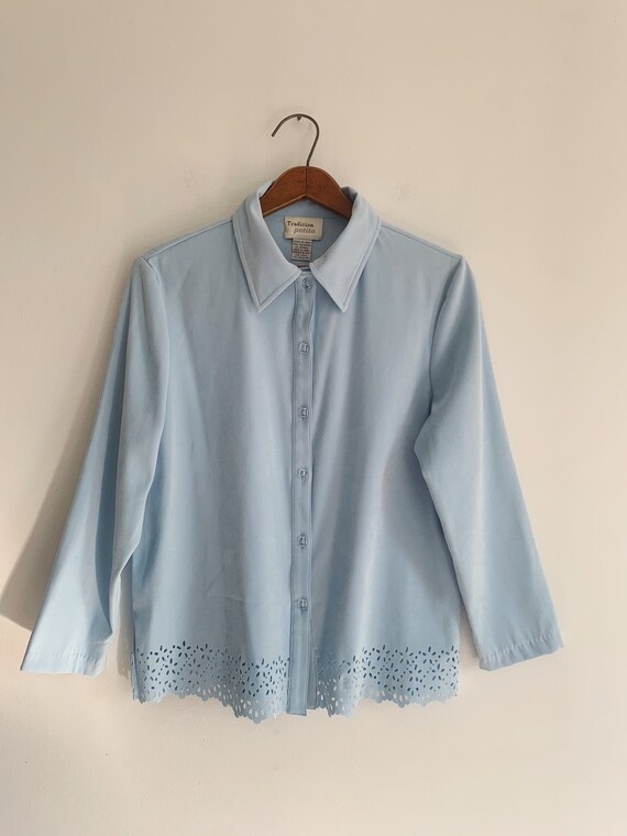 Baby Blues Floral Shacket