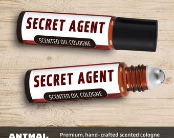 Secret Agent Men's Cologne Rollerball - Rum & Cedar Scented Oil