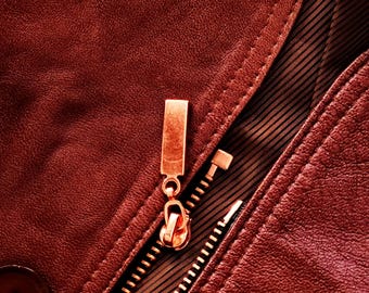 「サスペリア」販促用ウチワ（非売品・新品・２００５年） Zipper Copper #4.5 One-way Open Separating Durable Woven