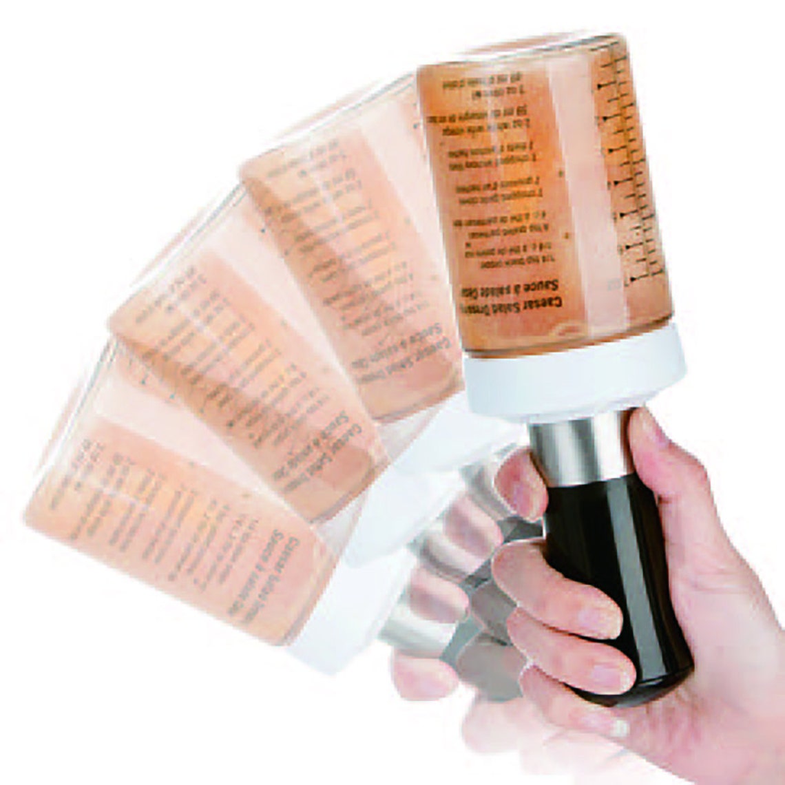 Heavy Duty Glass Salad Dressing Shaker Bottle Container Leak Etsy