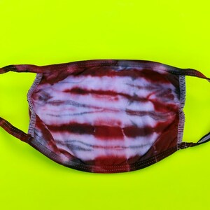 Custom Tie Dye Striped Mask