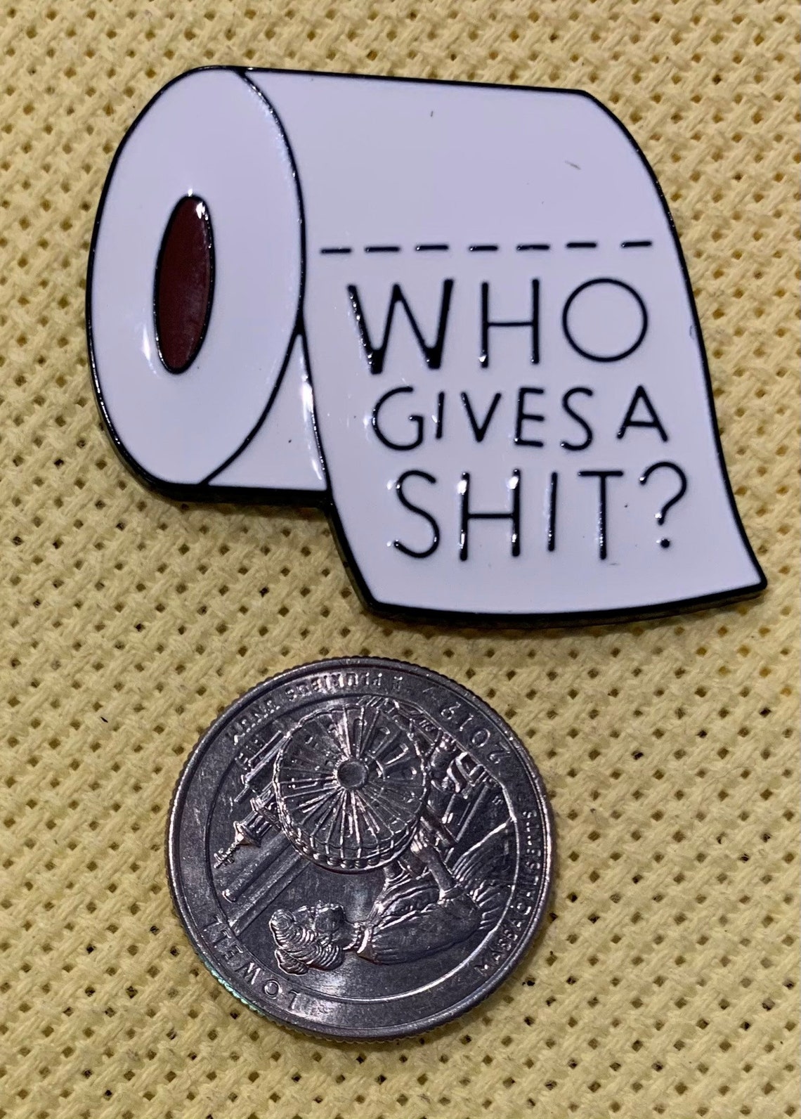 Shit Poop Poo needle minder Etsy