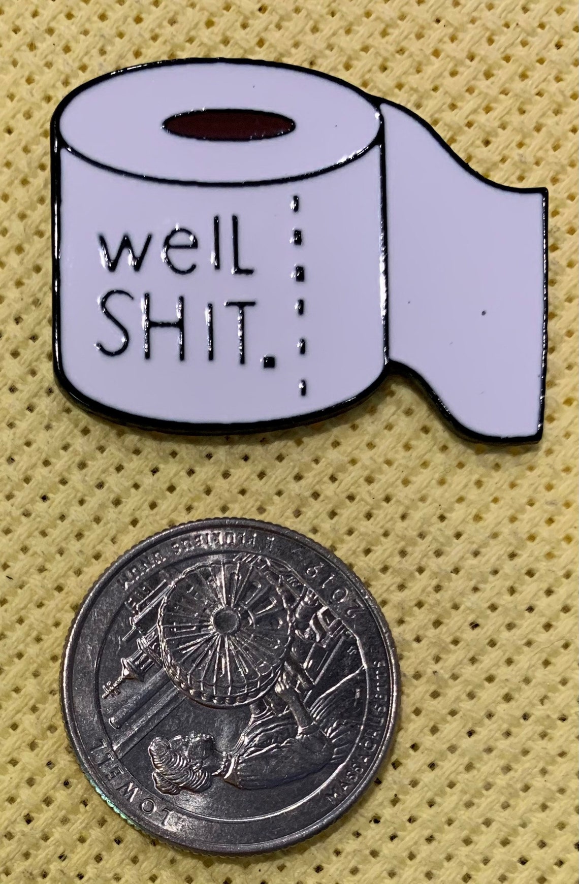 Shit Poop Poo needle minder Etsy