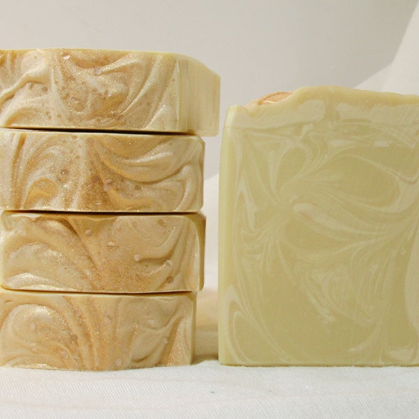 Buttermilk + Honey - Artisan Soap. Made in Small Batches. Best Seller. Gentle on the Skin. Handcrafted Soap. Self Care Routine.