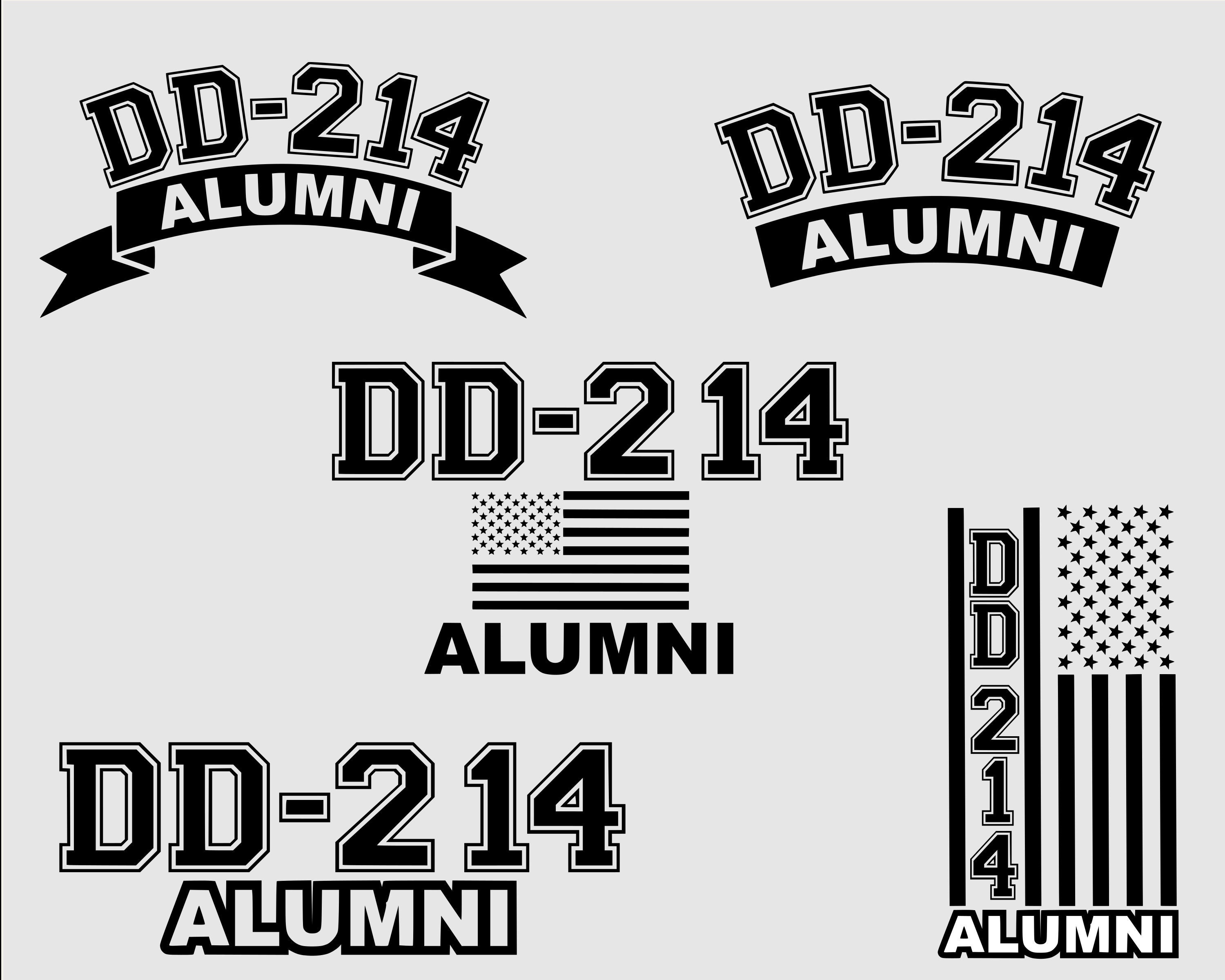 Download DD-214 SVG Bundle Military svg Veteran svg DD 214 Alumni | Etsy