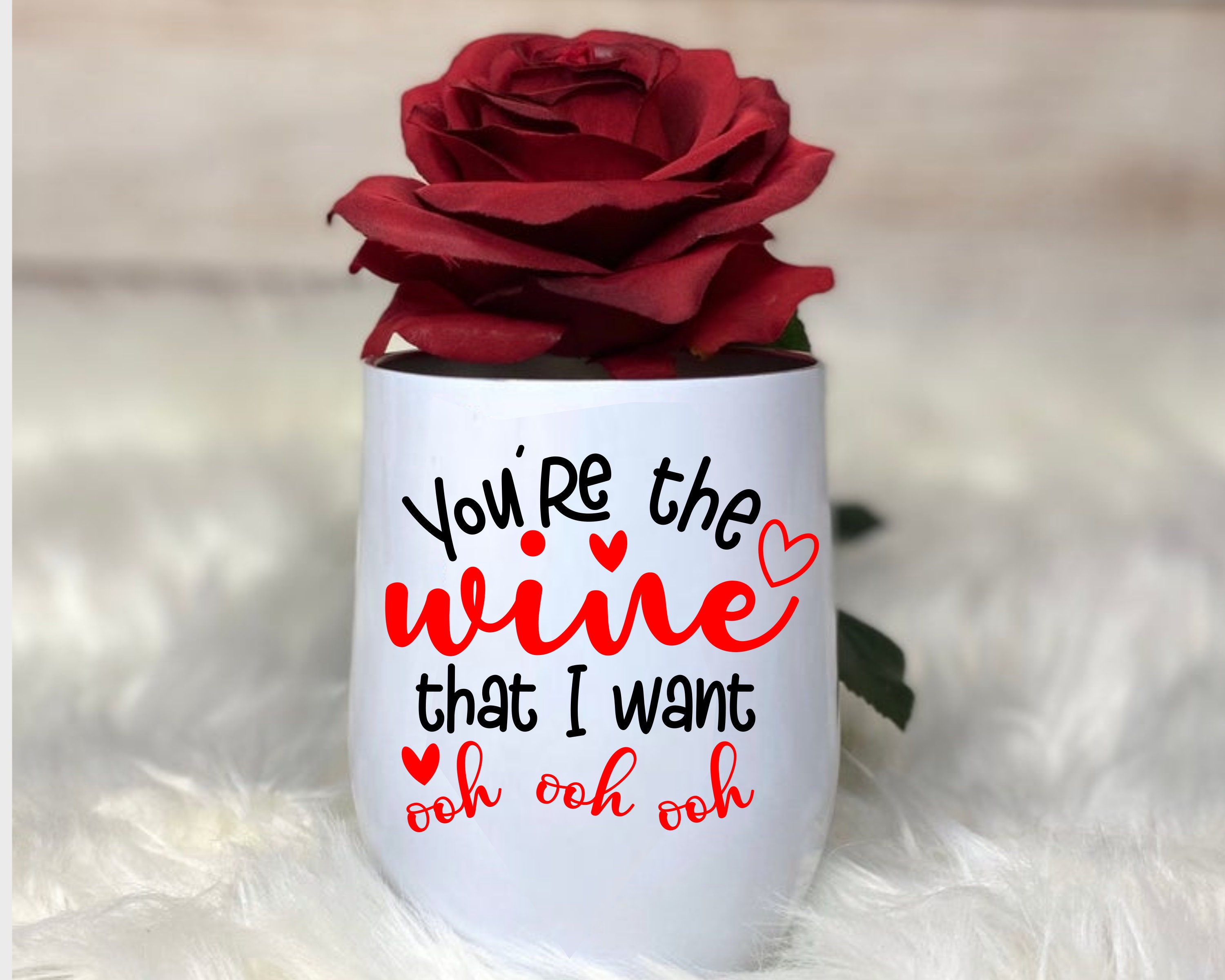 You're the Wine That I Want svg Valentine wine svg Etsy