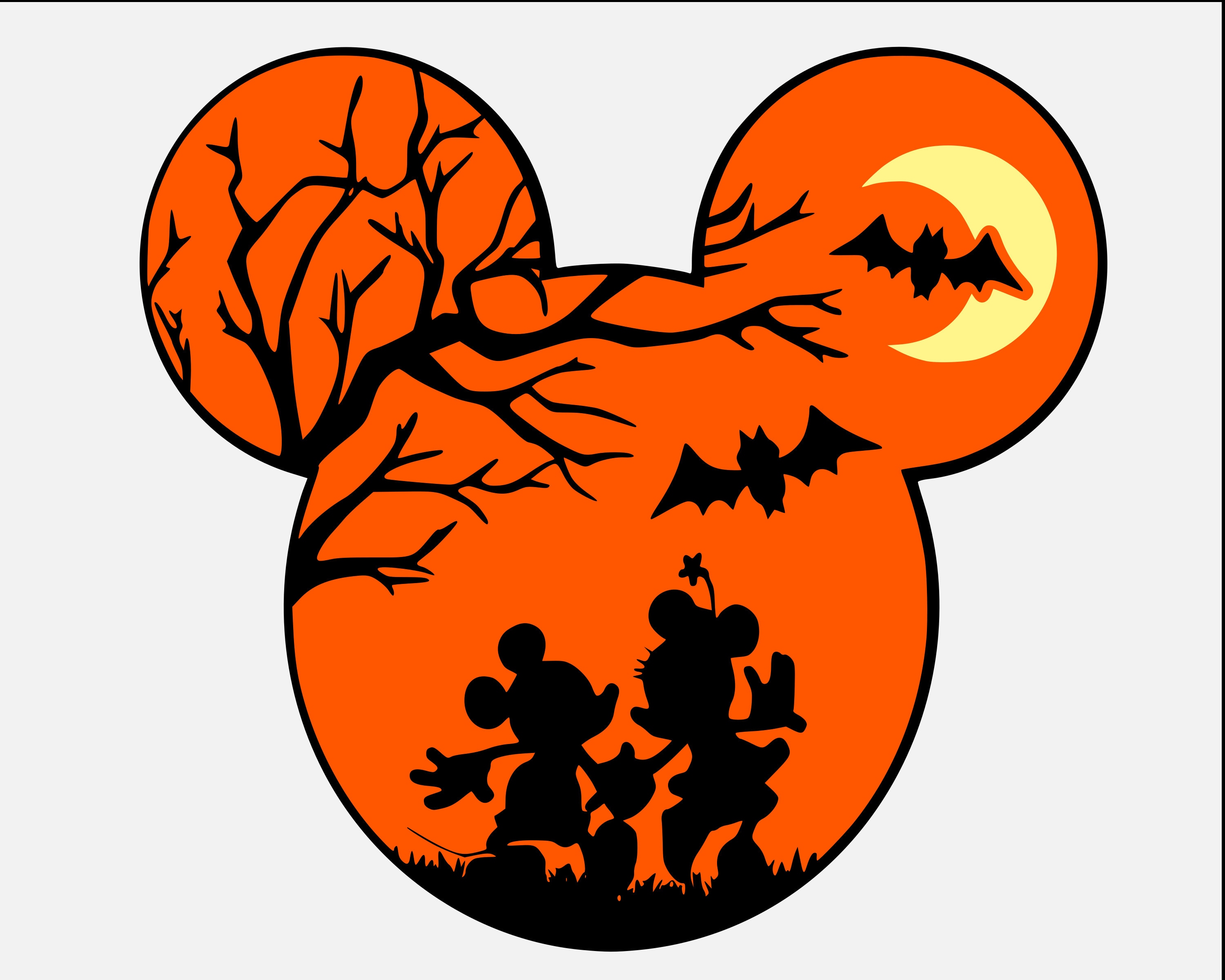 Disney Halloween SVG Mickey Halloween svg Mickey ears | Etsy