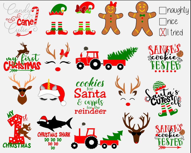 Download Kids Christmas SVG Bundle Christmas shirt svg kids ...
