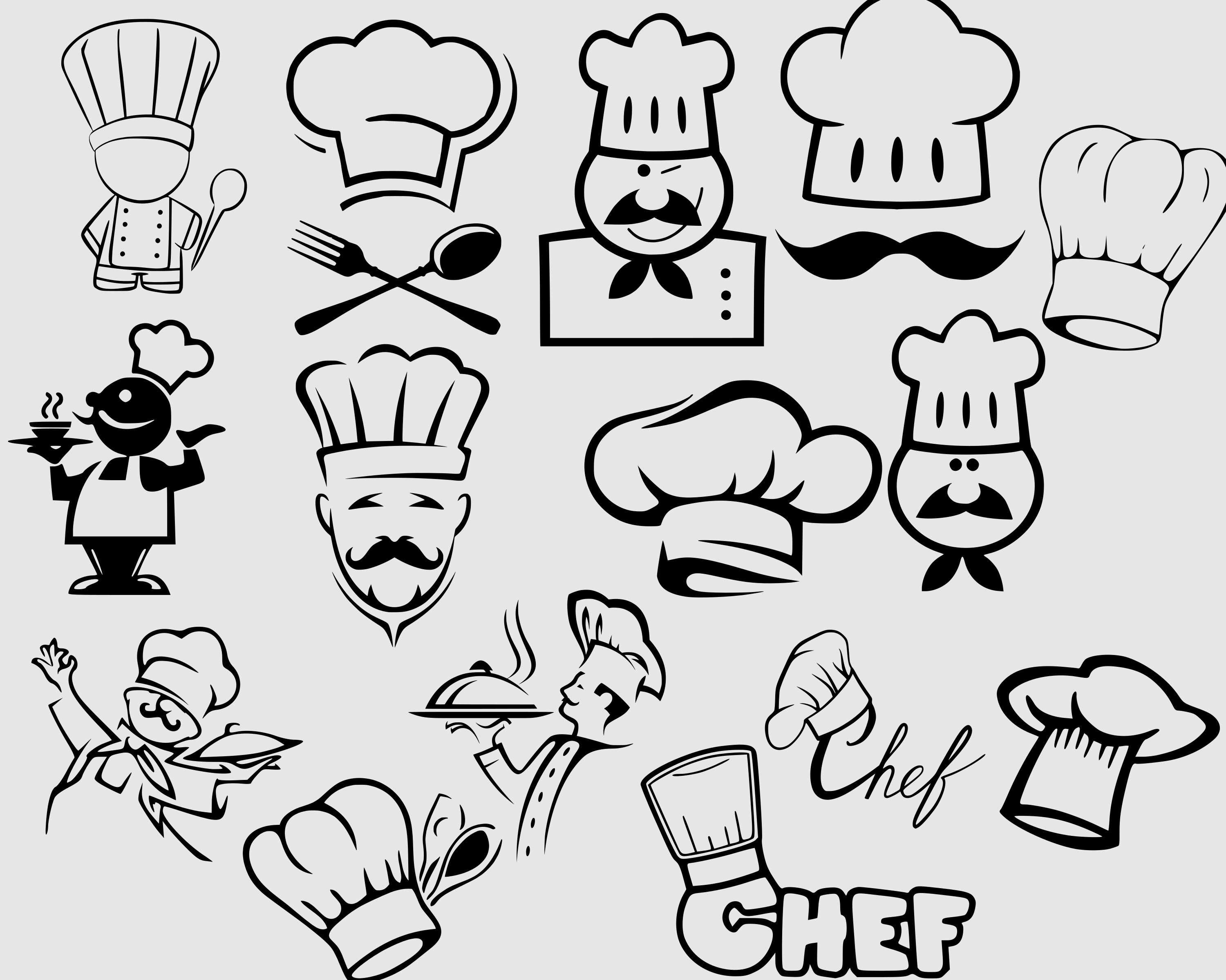 Chef SVG Bundle Chef svg svg eps png dxf Etsy