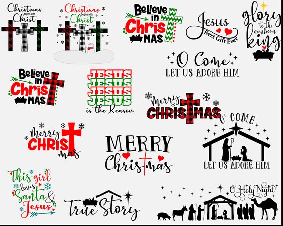 Download Religious Christmas Svg Bundle Jesus Svg Christmas Sign Svg Etsy