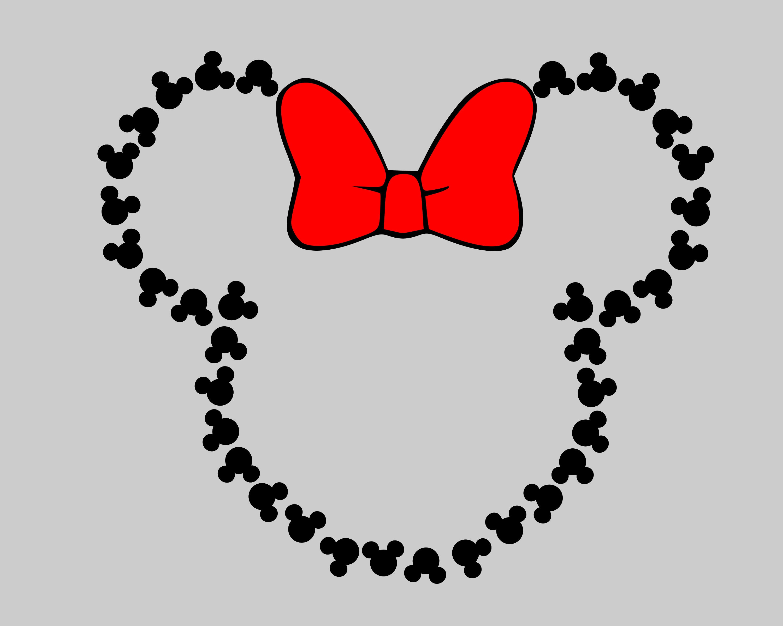 Minnie Mouse SVG Design