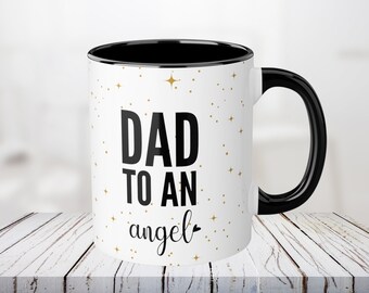 Dad Of An Angel Mug, Memorial Gift