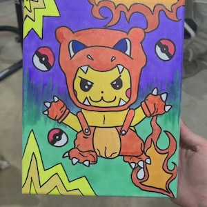 Charmander Onesie Pickachu