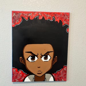 Huey from Boondocks painting
