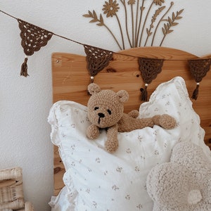 Plush Crochet Teddy Bear | Plushie Cuddle Toy | Lovey Toddler Toy | Soft Snuggle| Crochet Stuffed Animal
