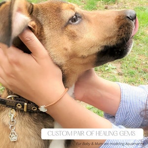 Matching Pet Owner Set - Charm Bracelets - Pet Healing Charm- Dog Charm- Cat Charm- Pet and Owner Matching Jewelry