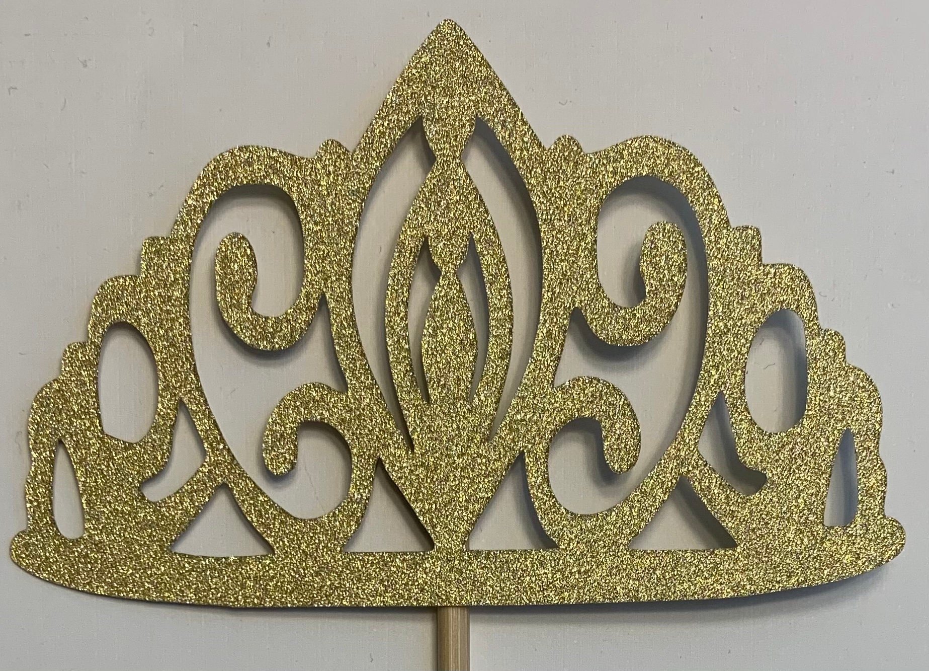 Princess Crown Cake Topper for Princess Birthday Party Queen Etsy