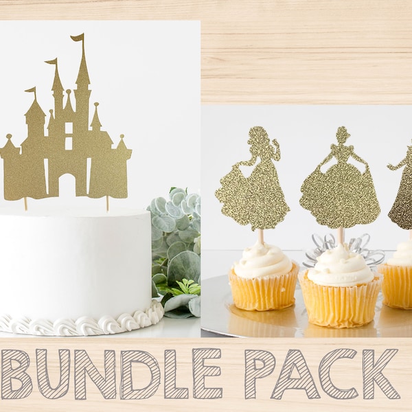 Castle Cake Topper Etsy