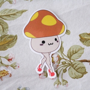 Maple Story Mushroom Sticker: Cute Sticker, Kawaii Stickers, Anime, Video Games