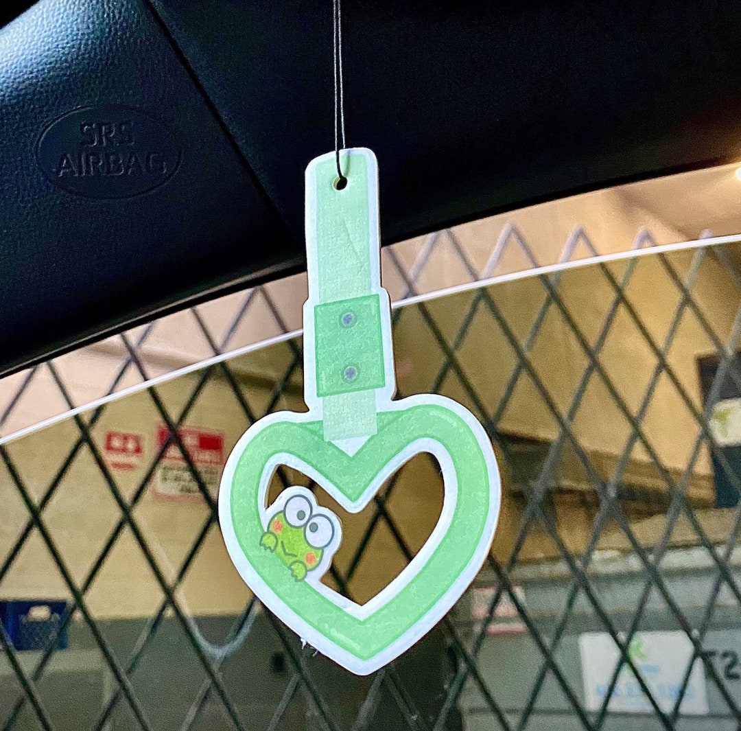 Frog Tsurikawa Handle Air Fresheners, Kawaii Car Accessories, Kawaii
