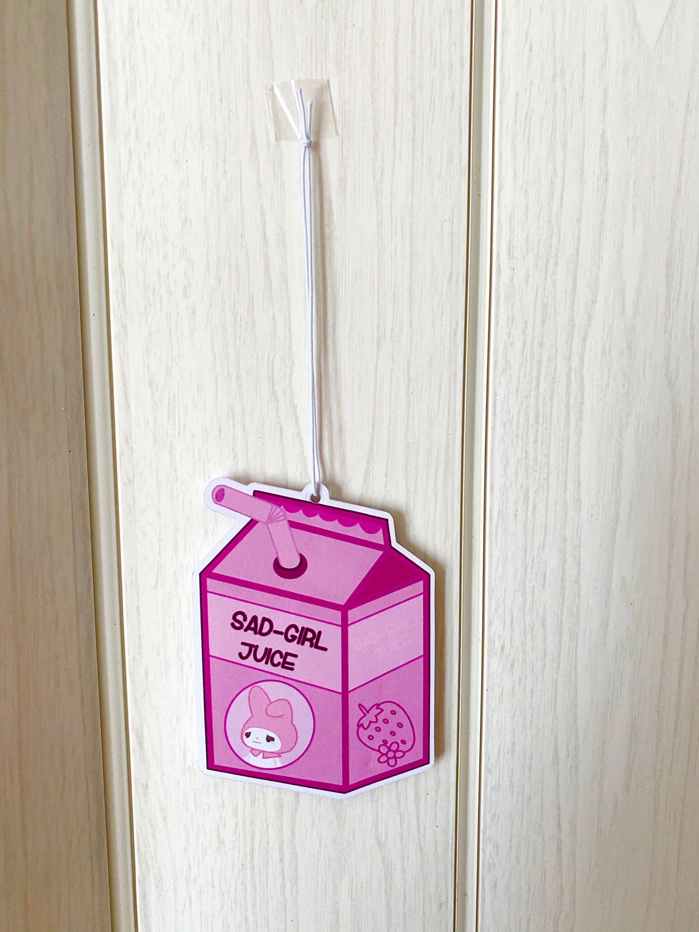 My Melody Sad Girl Juice Cute Car Air Fresheners Kawaii Car Etsy