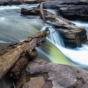 Wrapped Canvas, West Virginia, Waterfall